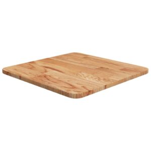 vidaXL firkantet bordplade 40x40x1,5 cm behandlet massivt eg lysebrun