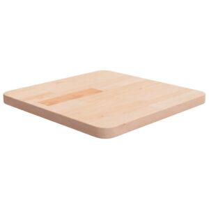 vidaXL firkantet bordplade 40x40x2,5 cm ubehandlet massivt egetræ