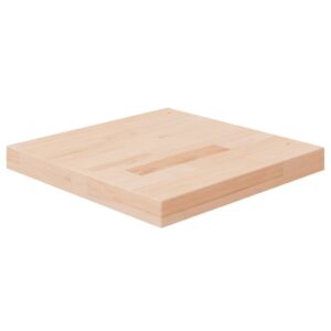 vidaXL firkantet bordplade 40x40x4 cm ubehandlet massivt egetræ