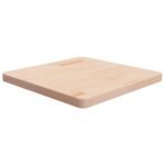 vidaXL firkantet bordplade 60x60x4 cm ubehandlet massivt egetræ - Kategori: Egetræshylder til hjemmet 4 vidaXL firkantet bordplade 60x60x4 cm ubehandlet massivt egetræ