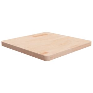 vidaXL firkantet bordplade 60x60x4 cm ubehandlet massivt egetræ