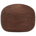 vidaXL håndlavet puf 40 x 45 jute brun