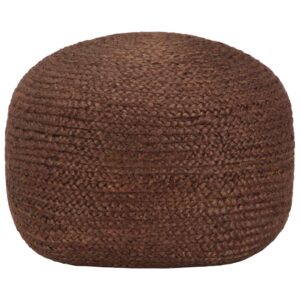 vidaXL håndlavet puf 40 x 45 jute brun
