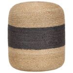 vidaXL håndlavet puf 40 x 45 jute mørkegrå - Kategori: Komfortable og praktiske puffer 4 vidaXL håndlavet puf 40 x 45 jute mørkegrå