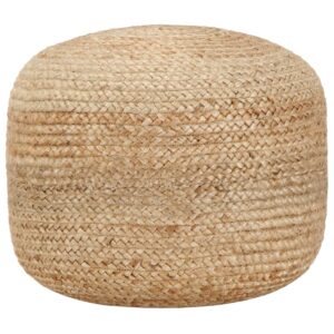 vidaXL håndlavet puf 45 x 30 jute