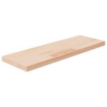 vidaXL hyldeplade 60x20x2,5 cm ubehandlet massivt egetræ - Kategori: Egetræshylder til hjemmet 4 vidaXL hyldeplade 60x20x2,5 cm ubehandlet massivt egetræ
