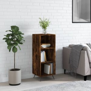vidaXL hyldeskab 34,5x32,5x90 cm konstrueret træ røget egetræsfarve