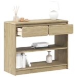 vidaXL konsolbord SAUDA 89,5×36,5×73 cm massivt fyrretræ eg - Kategori: Egetræshylder til hjemmet 4 vidaXL konsolbord SAUDA 89,5x36,5x73 cm massivt fyrretræ eg