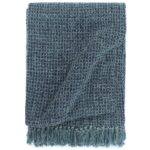 vidaXL plaid 125 x 150 cm bomuld indigoblå - Kategori: Stilfulde plaids og tæpper 4 vidaXL plaid 125 x 150 cm bomuld indigoblå