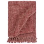 vidaXL plaid 160 x 210 cm bomuld bordeauxfarvet - Kategori: Stilfulde plaids og tæpper 4 vidaXL plaid 160 x 210 cm bomuld bordeauxfarvet
