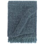 vidaXL plaid 220 x 250 cm bomuld indigoblå - Kategori: Stilfulde plaids og tæpper 4 vidaXL plaid 220 x 250 cm bomuld indigoblå