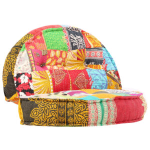 vidaXL puf 100x20 cm stof patchwork