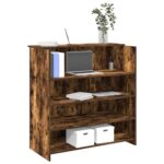vidaXL receptionsskranke 100x50x103,5 cm konstrueret træ - Kategori: Egetræshylder til hjemmet 4 vidaXL receptionsskranke 100x50x103,5 cm konstrueret træ