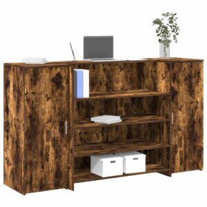 vidaXL receptionsskranke 180x50x103,5 cm konstrueret træ