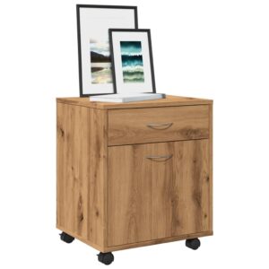 vidaXL rullebord 45x38x54 cm konstrueret træ kunsteg