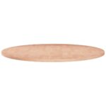vidaXL rund bordplade Ø60×1,5 cm ubehandlet massivt egetræ - Kategori: Egetræshylder til hjemmet 4 vidaXL rund bordplade Ø60x1,5 cm ubehandlet massivt egetræ