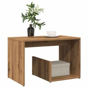 vidaXL sidebord 59x36x38 cm konstrueret træ kunsteg