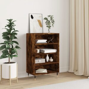 vidaXL skab 57x35x90 cm konstrueret træ røget egetræ