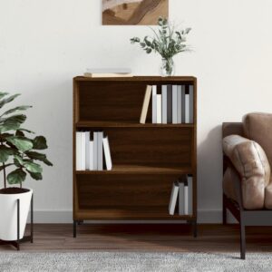vidaXL skab 69,5x32,5x90 cm konstrueret træ brun egetræsfarve