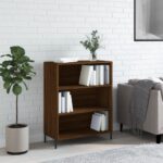 vidaXL skab 69,5×32,5×90 cm konstrueret træ brun sonoma-eg - Kategori: Egetræshylder til hjemmet 4 vidaXL skab 69,5x32,5x90 cm konstrueret træ brun sonoma-eg