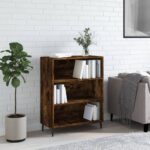 vidaXL skab 69,5x32,5x90 cm konstrueret træ røget sonoma-eg