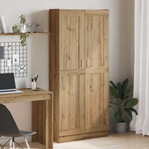 vidaXL skab 82,5x30,5x185 cm konstrueret træ kunsteg