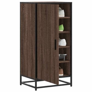 vidaXL skoreol 48x38x97,5 cm konstrueret træ brun egetræsfarve