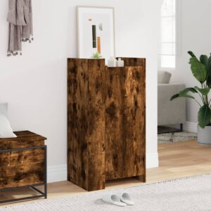 vidaXL skoreol 52x37,5x100 cm konstrueret træ røget egetræsfarve