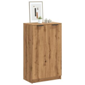 vidaXL skoreol 59x35x100,5 cm konstrueret træ kunsteg
