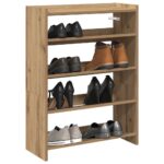 vidaXL skoreol 60x25x81 cm konstrueret træ kunsteg