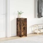 vidaXL skoskab 29,5x34x76 cm konstrueret træ røget egetræsfarve - Kategori: Egetræshylder til hjemmet 4 vidaXL skoskab 29,5x34x76 cm konstrueret træ røget egetræsfarve
