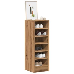 vidaXL skoskab 32x35x92 cm konstrueret træ kunsteg