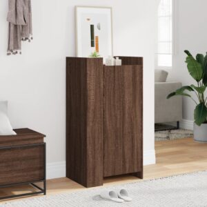 vidaXL skoskab 52x37,5x100 cm konstrueret træ brun egetræsfarve