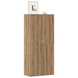 vidaXL skoskab 80x39x178 cm konstrueret træ kunsteg