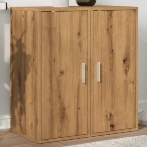 vidaXL skoskabe 2 stk. 32x35x70 cm konstrueret træ kunsteg