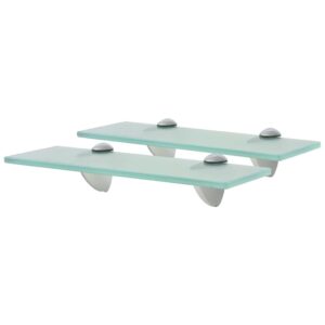 vidaXL svævehylde 2 stk. 30 x 20 cm 8 mm glas