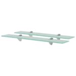 vidaXL svævehylde 2 stk. 60 x 10 cm 8 mm glas - Kategori: Stilfulde svævehylder 4 vidaXL svævehylde 2 stk. 60 x 10 cm 8 mm glas