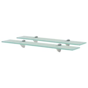 vidaXL svævehylde 2 stk. 60 x 10 cm 8 mm glas