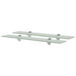 vidaXL svævehylde 2 stk. 60 x 20 cm 8 mm glas - Kategori: Stilfulde svævehylder 4 vidaXL svævehylde 2 stk. 60 x 20 cm 8 mm glas