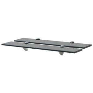 vidaXL svævehylde 2 stk. 60 x 20 cm 8 mm glas