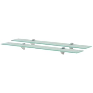 vidaXL svævehylde 2 stk. 70 x 10 cm 8 mm glas