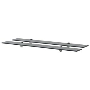 vidaXL svævehylde 2 stk. 90 x 20 cm 8 mm glas