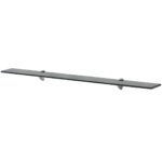 vidaXL svævehylde glas 100×20 cm 8 mm - Kategori: Stilfulde svævehylder 4 vidaXL svævehylde glas 100x20 cm 8 mm