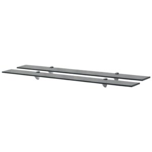 vidaXL svævehylder 2 stk. 100 x 20 cm 8 mm glas