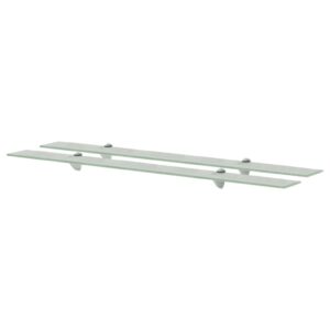 vidaXL svævehylder 2 stk. 100 x 20 cm 8 mm glas