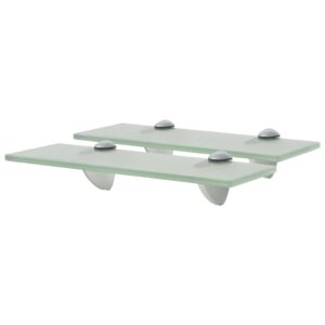 vidaXL svævehylder 2 stk. 30 x 10 cm 8 mm glas
