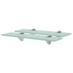 vidaXL svævehylder 2 stk. 40 x 20 cm 8 mm glas - Kategori: Stilfulde svævehylder 4 vidaXL svævehylder 2 stk. 40 x 20 cm 8 mm glas
