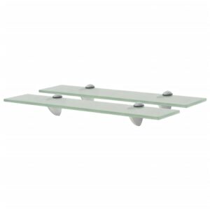 vidaXL svævehylder 2 stk. 50 x 20 cm 8 mm glas
