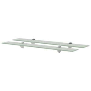 vidaXL svævehylder 2 stk. 70 x 20 cm 8 mm glas
