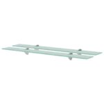 vidaXL svævehylder 2 stk. 80 x 20 cm 8 mm glas - Kategori: Stilfulde svævehylder 4 vidaXL svævehylder 2 stk. 80 x 20 cm 8 mm glas